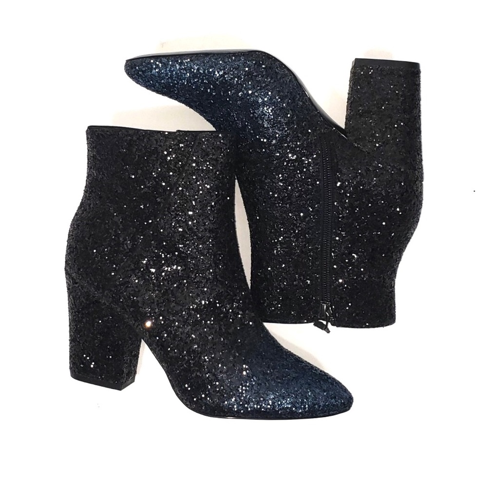 Nine West Ombré Glitter Booties